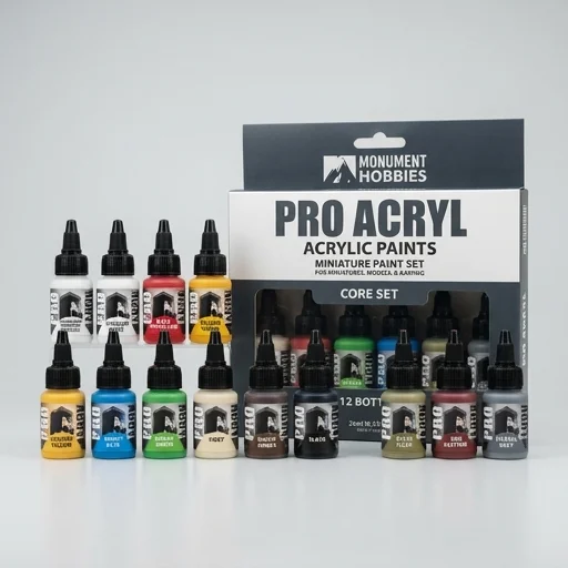 Monument Hobbies Pro Acryl Miniature Paint Set
